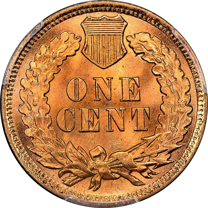 1904 Indian Cent (1c) Laidacker Collection Reverse Image