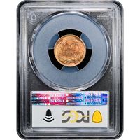 1904 Indian Cent (1c) Laidacker Collection Reverse Slab Image