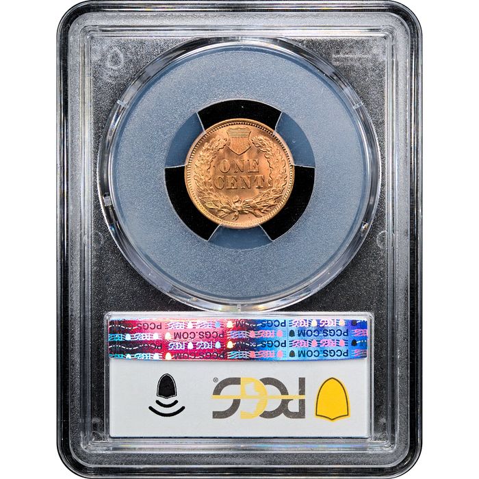 1904 Indian Cent (1c) Laidacker Collection Reverse Slab Image