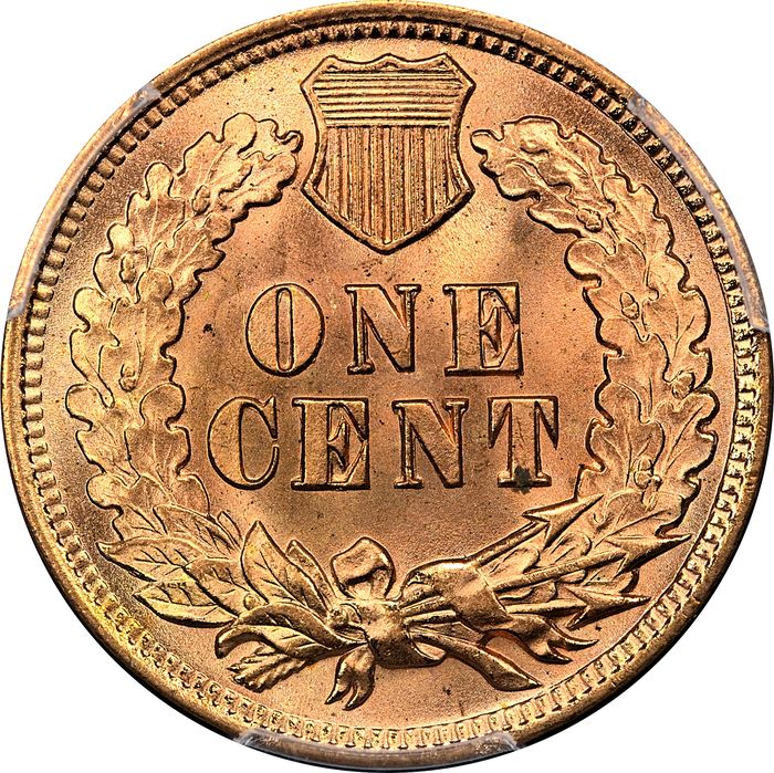 1904 Indian Cent (1c) Laidacker Collection Reverse Image
