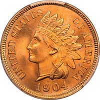 1904 Indian Cent (1c) Laidacker Collection Obverse Image