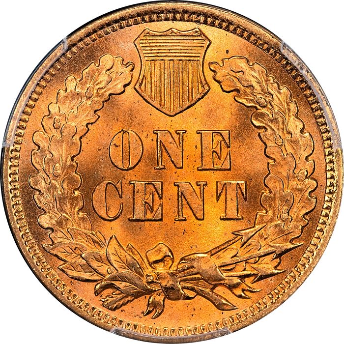 1904 Indian Cent (1c) Laidacker Collection Reverse Image