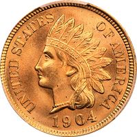 1904 Indian Cent (1c) Laidacker Collection Obverse Image