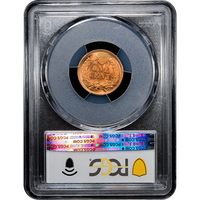 1904 Indian Cent (1c) Laidacker Collection Reverse Slab Image