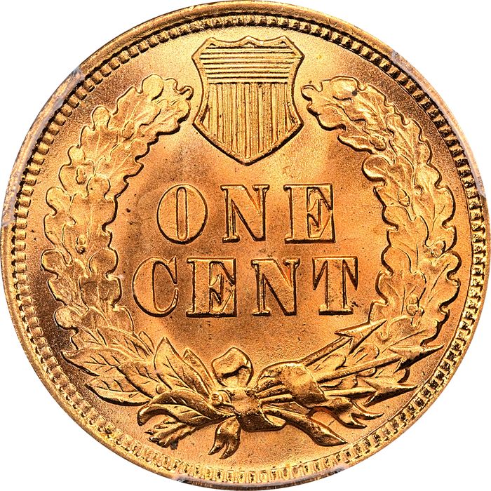 1904 Indian Cent (1c) Laidacker Collection Reverse Image