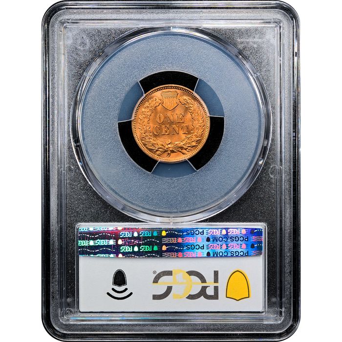 1904 Indian Cent (1c) Laidacker Collection Reverse Slab Image