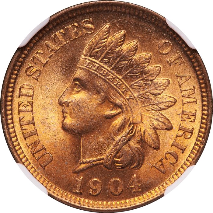 1904 Indian Cent (1c) Photo 3