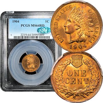 1904 Indian Cent (1c) Composite Image