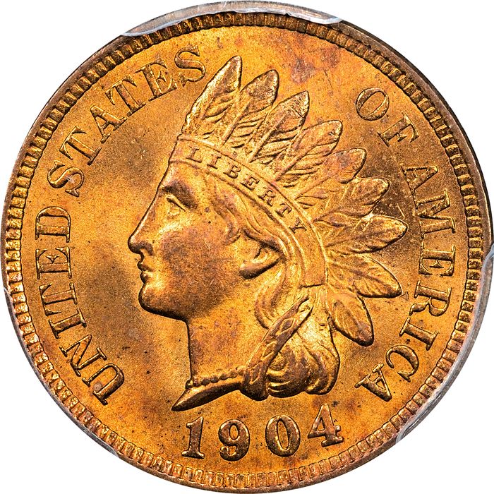 1904 Indian Cent (1c) Obverse Image