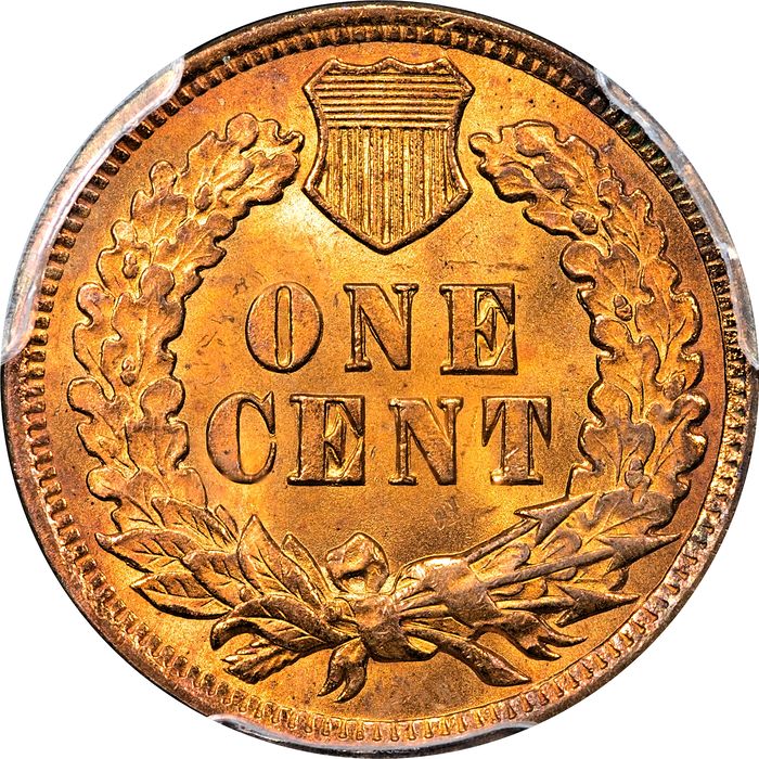 1904 Indian Cent (1c) Reverse Image