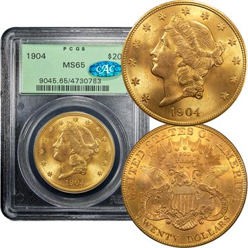 1904 Liberty Gold Double Eagle ($20) OGH Composite Image