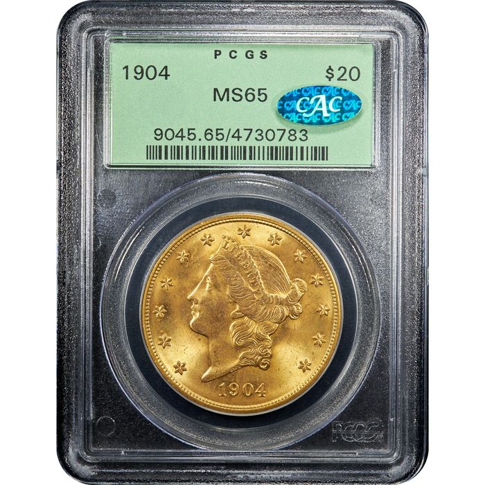 1904 Liberty Gold Double Eagle ($20) OGH Obverse Image