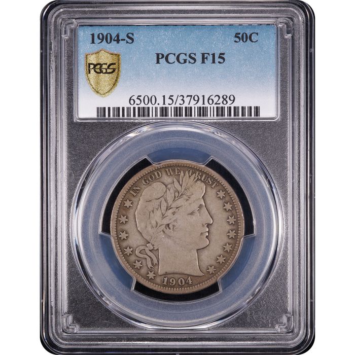 1904-S Barber Half Dollar (50c) Obverse Image