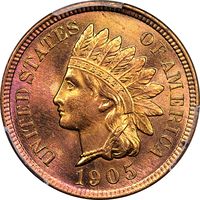 1905 Indian Cent (1c) Laidacker Collection Obverse Image