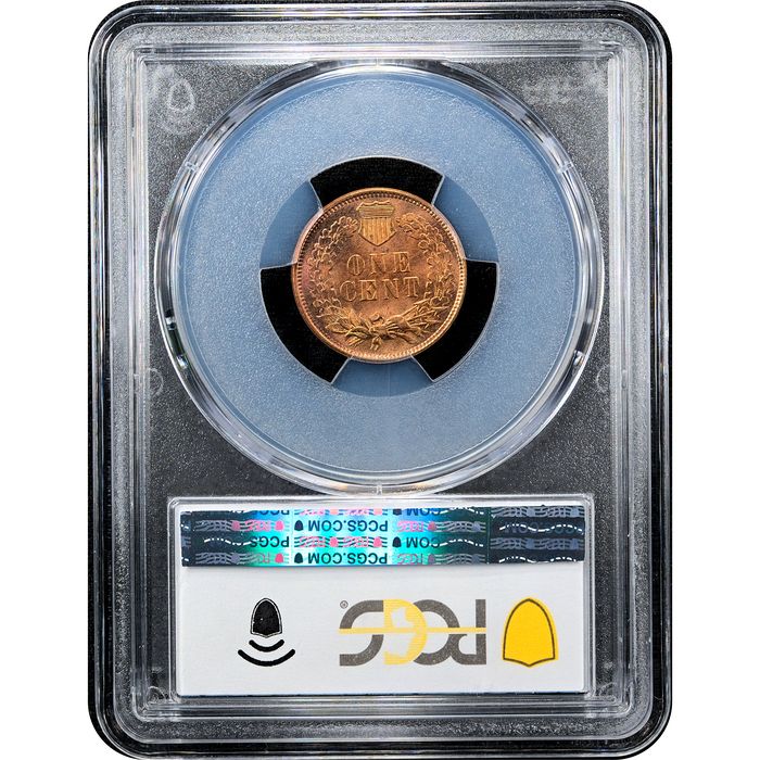 1905 Indian Cent (1c) Laidacker Collection Reverse Slab Image