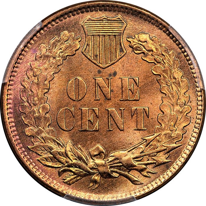 1905 Indian Cent (1c) Laidacker Collection Reverse Image