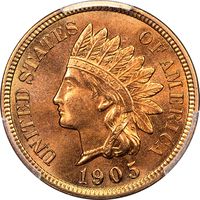 1905 Indian Cent (1c) Laidacker Collection Obverse Image