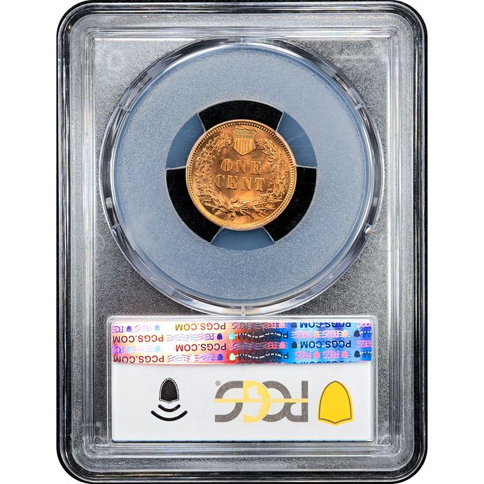 1905 Indian Cent (1c) Laidacker Collection Reverse Slab Image