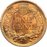 1905 Indian Cent (1c) Laidacker Collection Reverse Image