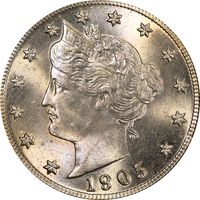 1905 Liberty Nickel (5c) Photo 3