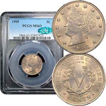 1905 Liberty Nickel (5c) Composite Image
