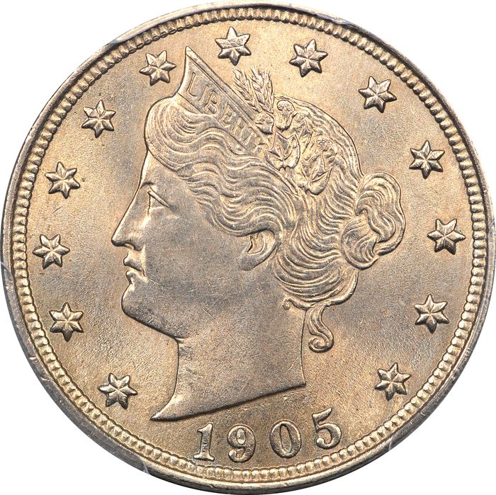 1905 Liberty Nickel (5c) Obverse Image