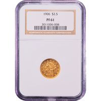 1906 Liberty Gold Quarter Eagle ($2.50) Obverse Image
