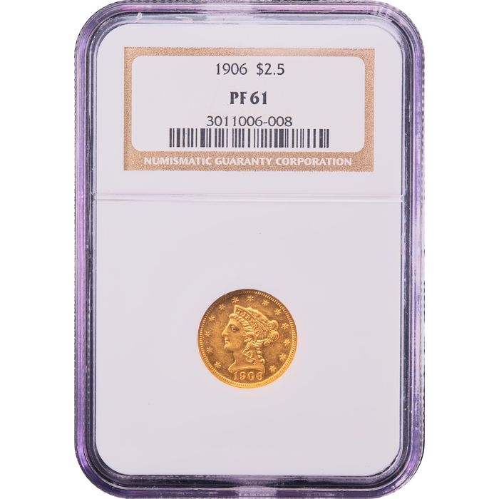 1906 Liberty Gold Quarter Eagle ($2.50) Obverse Image
