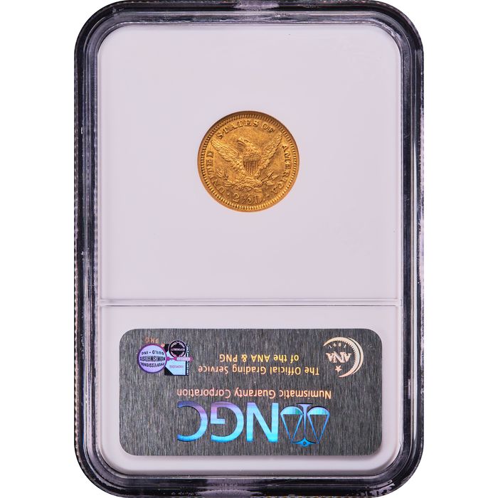 1906 Liberty Gold Quarter Eagle ($2.50) Reverse Image