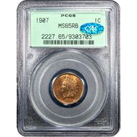 1907 Indian Cent (1c) OGH Obverse Image