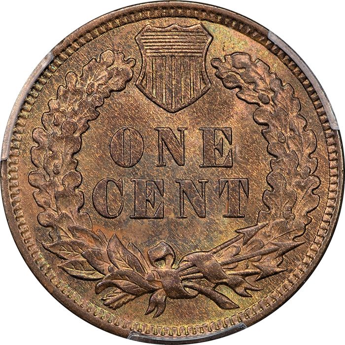 1907 Indian Cent (1c) Reverse Image