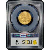 1908 Liberty Gold Half Eagle ($5) Reverse Slab Image
