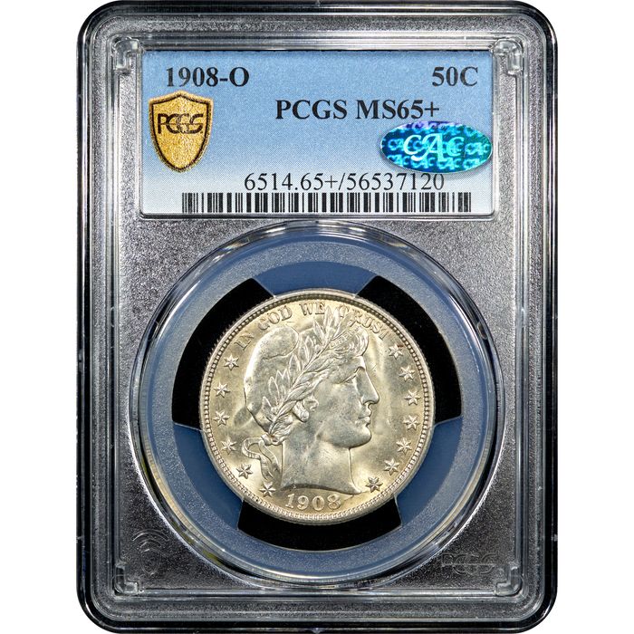 1908-O Barber Half Dollar (50c) Obverse Image