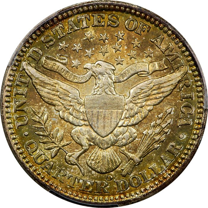 1908-O Barber Quarter (25c) Photo 4
