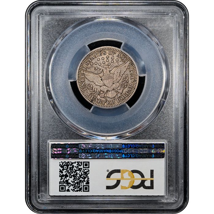 1908-S Barber Quarter (25c) Reverse Slab Image