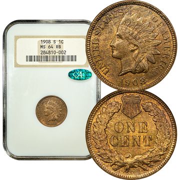 1908-S Indian Cent (1c) Composite Image
