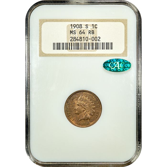 1908-S Indian Cent (1c) Obverse Image
