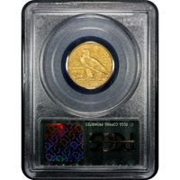 1909-D Indian Gold Half Eagle ($5) OGH Reverse Image