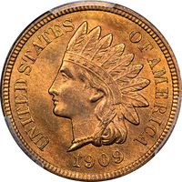 1909 Indian Cent (1c) Laidacker Collection Obverse Image