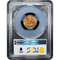 1909 Indian Cent (1c) Laidacker Collection Reverse Slab Image