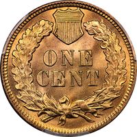1909 Indian Cent (1c) Laidacker Collection Reverse Image