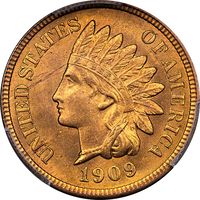 1909 Indian Cent (1c) Laidacker Collection Obverse Image