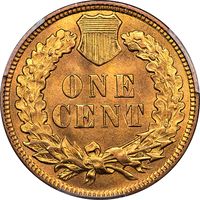 1909 Indian Cent (1c) Laidacker Collection Reverse Image