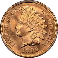 1909 Indian Cent (1c) Laidacker Collection Obverse Image