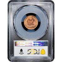 1909 Indian Cent (1c) Laidacker Collection Reverse Slab Image