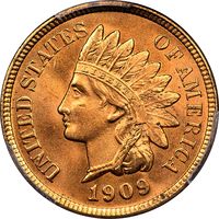1909 Indian Cent (1c) Laidacker Collection Obverse Image
