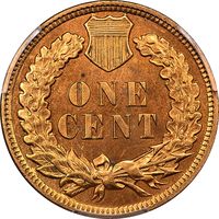 1909 Indian Cent (1c) Laidacker Collection Reverse Image