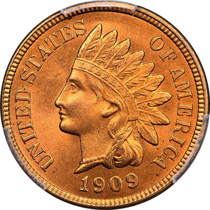 1909 Indian Cent (1c) Laidacker Collection Obverse Image
