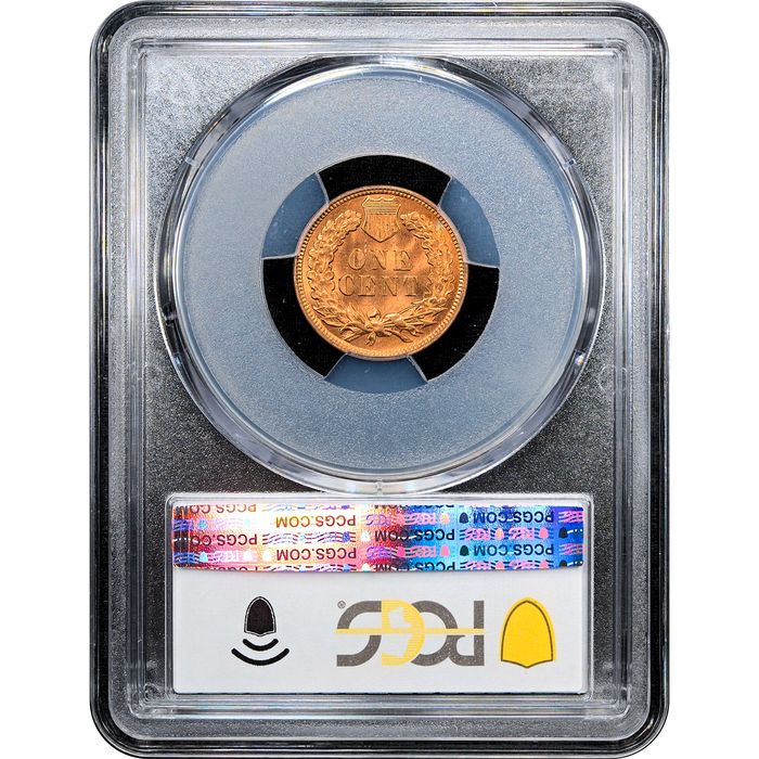 1909 Indian Cent (1c) Laidacker Collection Reverse Slab Image
