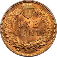 1909 Indian Cent (1c) Laidacker Collection Reverse Image